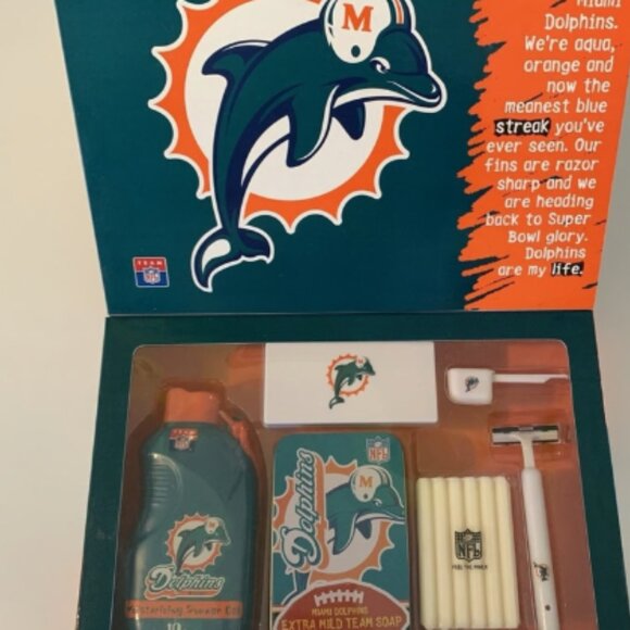 Vintage Miami Dolphins Team Body Care Gift Pack NFL Officially Licensed 90s Y2K - Picture 3 of 6